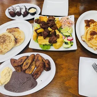 plates of food