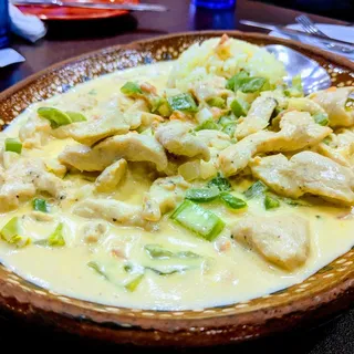 Pollo en Crema