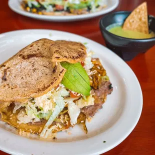 Vegan Zucchini Flower Gordita