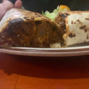 Al pastor burrito