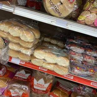 a variety of breads