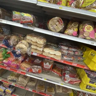 a variety of baked goods