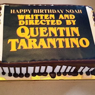 A custom Tres Leches cake. DELICIOUS!