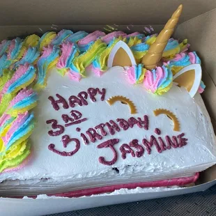 1/4 sheet cake for $35