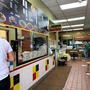 the interior of a restaurant