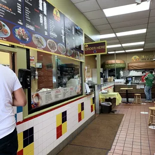 the interior of a restaurant