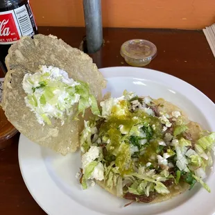Gordita de carnitas