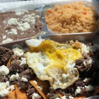 Chilaquiles Con Carne Asada