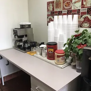 Little coffee station