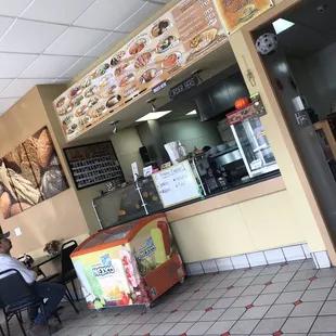 Starting to pick up...you can purchase lunch and sweet bread