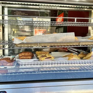 a display of pastries