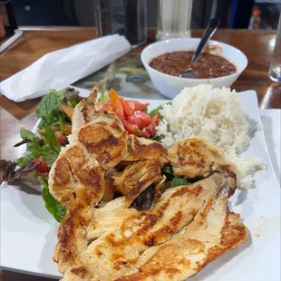 Pollo a la plancha