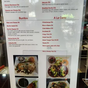 menu May 2023