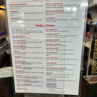 menu May 2023