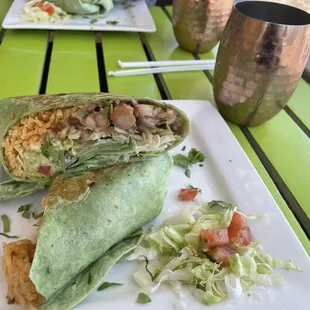 Vegetarian burrito