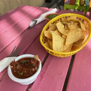 Great chips and salsa