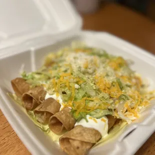 20. Rolled Tacos (potato) 5