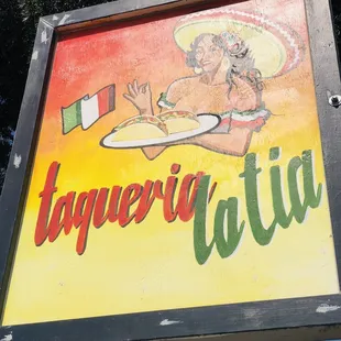 Corner sign with old name