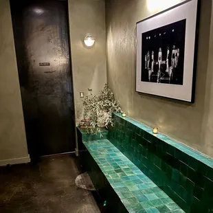 Bathroom waiting area