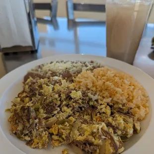 Breakfast Machaca Plate.......was delicious. Will be back for dinner soon....