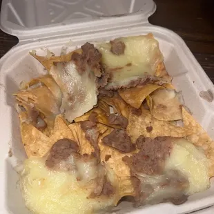 Microwave nachos with NO NACHO CHEESE
