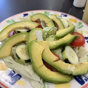 Ensalada De Aguacate was tasty but it was missing something, I think a grain of some type could really elevate it.