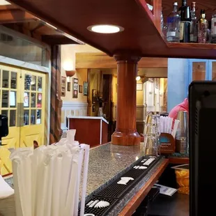 View from bar
