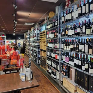 a wine store