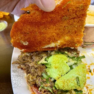 Birria torta