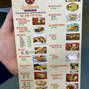 ramen and noodles, menu