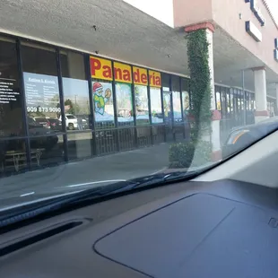 Sign on front window