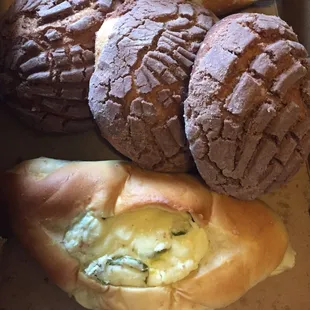 a variety of pastries