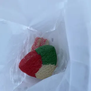 Three-color large cookie