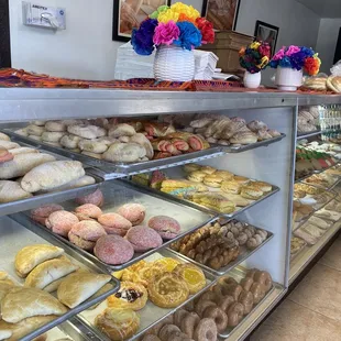 a variety of baked goods