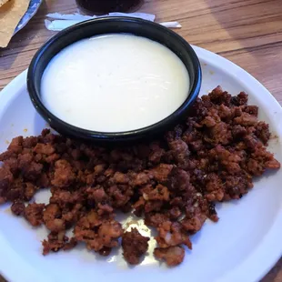 Chorizo and queso