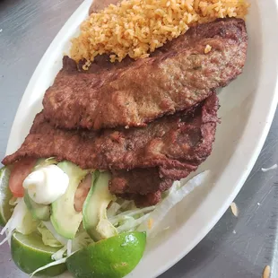 Platillo De Milanesa  Breaded Steak