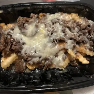 I Carne Asada fries only me and cheese