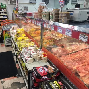 Sweet meat counter