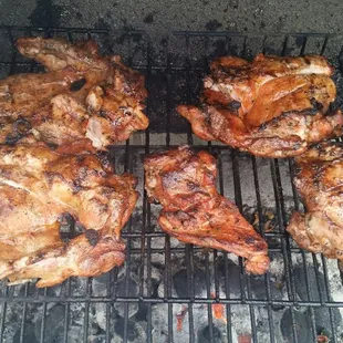 Marinated boneless chicken cooked at home!