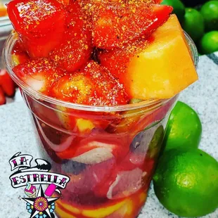 Fruits cocktail ....fresh and tasty...come and get yours!