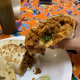 Super pastor burrito absolutely delicious!