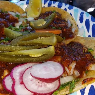 The perfect  Carne asada tacos.   The bad thing is when I eat a taco I'm disappointed   ain't no tacos like these!