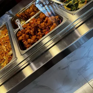 Orange chicken classic and spicy