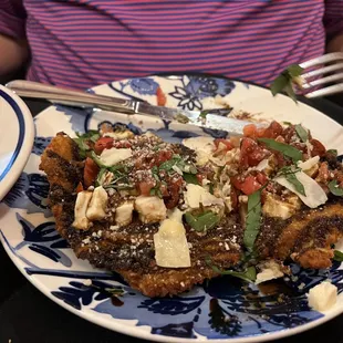 Chicken bruschetta (sp?)