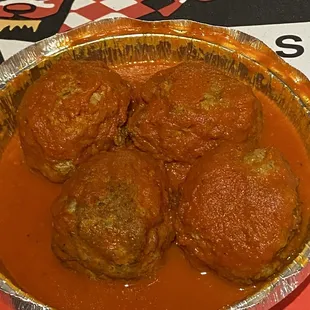 Double order, side of meatballs 9.28.20