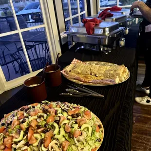 We do catering and parties for large groups. Just ask!