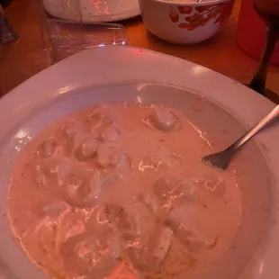 Tortellini Alfredo....