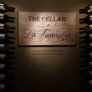 The Cellar @ La Famiglia Winery 
A legacy laid in old world traditions, handcrafted with a modern approach.