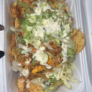 Chicken nachos