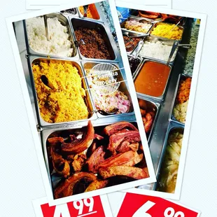 Lunch small $4.99 Regular $6.99